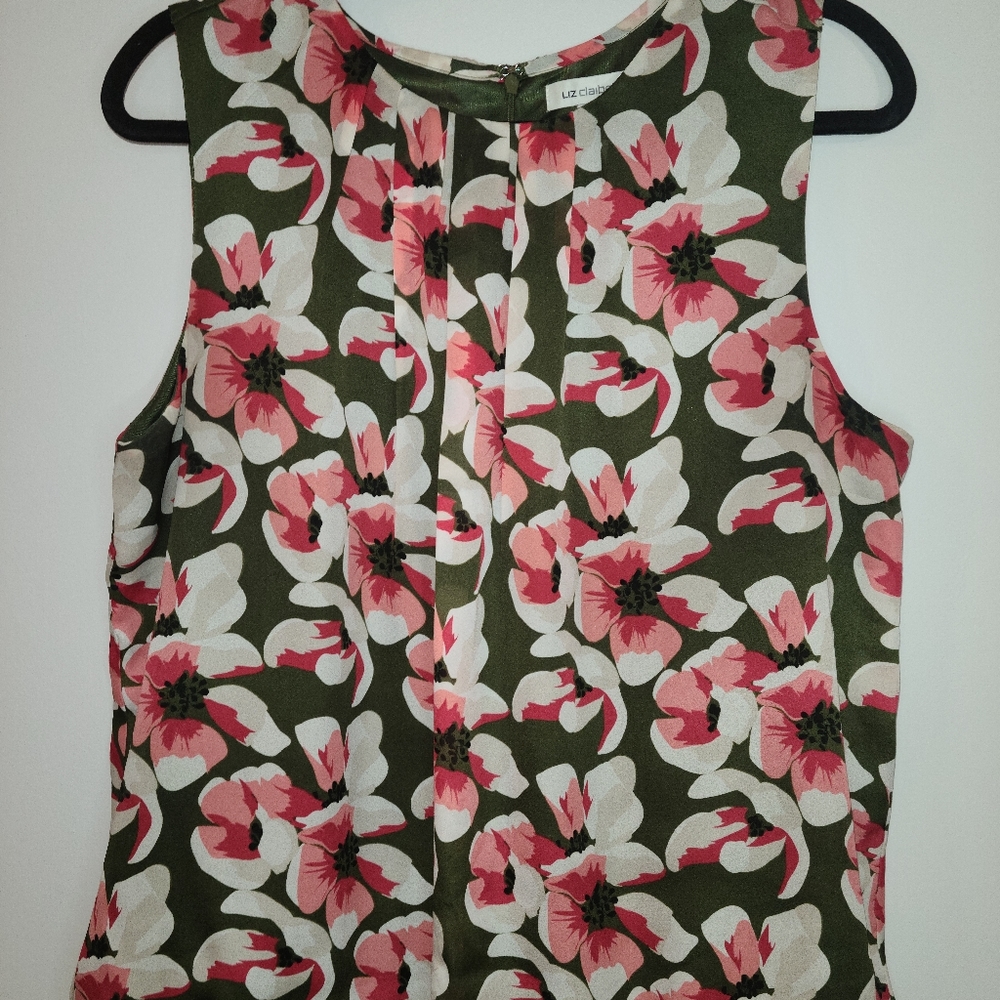 Liz Claiborne sleeveless, lined blouse,  XL